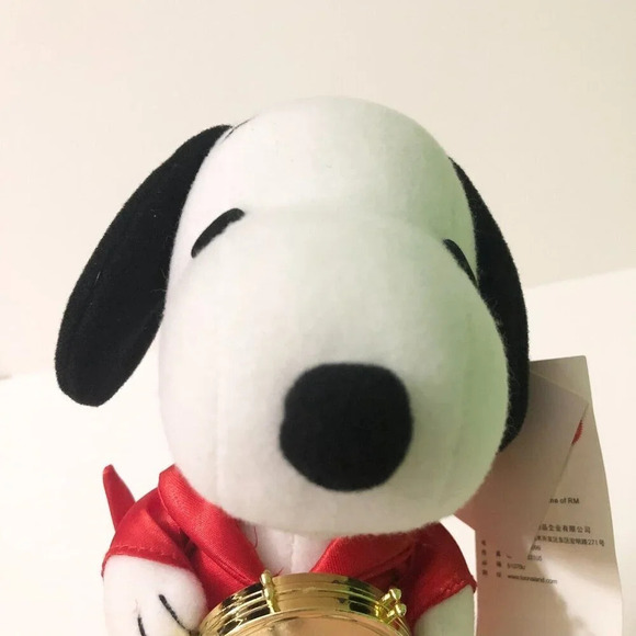 Snoopy Plush Peanuts United Feature Syndicate  Drum 8 Inch Stuffed Toy - Picture 16 of 16